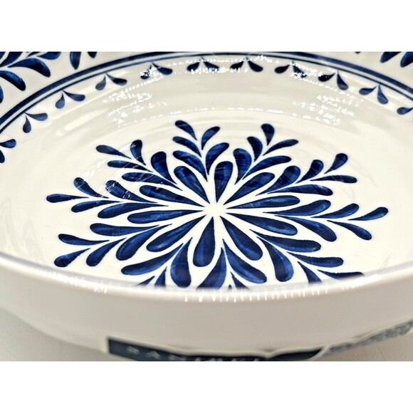 Sanibel Home Blue‎ & White 100% Melamine Salad Pasta Bowls 8"D Set of 4 NWT HTF - Picture 12 of 12